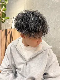 【メンズ限定🌸】カット＋特殊パーマ＋メッシュハイライト✨