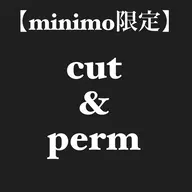 🔵【メンズ☆新規】メンズカット+パーマ+眉毛カット5500