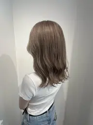 💗minimo限定💗【土日】レディース艶ツヤカラー(長さ料別途)