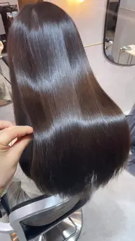 【💎パヤ毛、膨らみが気になる方💎】似合わせカット✨酸性ストレート✨選べる髪質改善トリートメント【韓国】