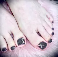 フラッシュフットネイルです。(ネイルオフ無し)初のお客様ネイルオフあり＋1000円になります。