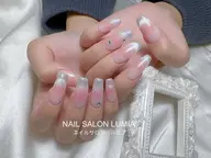 🌷🉐🔥チップスカルプ長さだし10本➕チークマグネットグラデーションネイル(オフ別途料金あり)