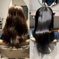 🪞4月限定！【美髪】肩を超える方、一年以上の縮毛矯正の方はこちら！🤍髪質改善縮毛矯正＋カット＋5ステップTR