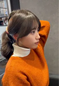 ☔️前髪カット➕こだわりの顔まわりストレート