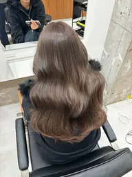 カット✂︎✨ブリーチ無しダブルカラー🤎✨トリートメント🌿