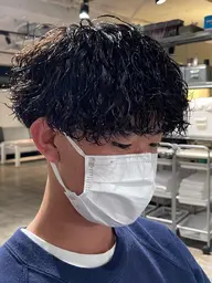 メンズカット+パーマ