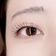 フラットラッシュ100本(ブラウン+500円) 付け替えオフ無料(LEDオフ+550円 )