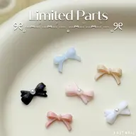 【オフ無料】選べるリボンパーツ×ワンカラー🎀✧*。　オフあり/シンプル/オフィスネイル/リボンネイル/パラジェル可