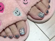 《オフ有り》Footちゅるんちゅるんワンカラー/グラデーション