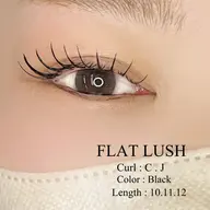 マツエク140本☁️フラットラッシュ使用😈束感コーティング付き🌷モデル価格🤍