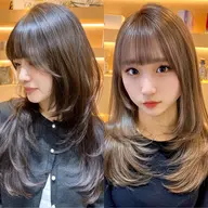 🏆人気No.1🏆カット+『透明感』アディクシーカラー+TOKIO 5stepTr+超音波アイロン #韓国