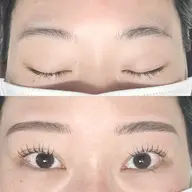 «平日限定»♣️フラットラッシュ80本×アイブロウWAX脱毛♣️リピーター様+￥550