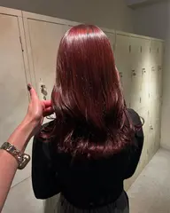 ブリーチ無しのワンカラー🎨(白髪染め🙆‍♀️)➕オーガニックトリートメント付き✨