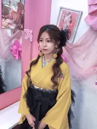 卒業式袴着付け（ヘアセット込み）