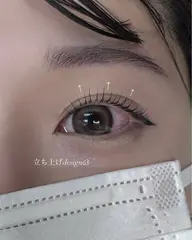 まつ毛パーマモデル🩰(30分と記載がございますが、60~90分の施術となります。)