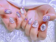 【ソフトジェルオフ無料】 Hand 120分持ち込みデザイン★パーツ無制限つけ放題