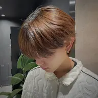 【新生活初カラーにおすすめ✨️】メンズカット+ブリーチなし艶カラー 初回半額!(炭酸spa付き)