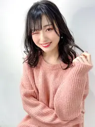 前髪カットと髪質改水素トリートメント