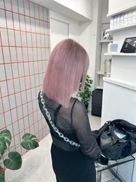 ‼️限定クーポン‼️🎀🪄(女性)ブリーチリタッチ➕オンカラー🎀🪄ケアブリーチ込🌙