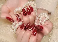 🌸チップ長さ出し+ 持ち込みデザイン4本/初回自爪オフ無料