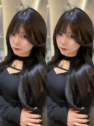 髪質改善ケアカラー➕超音波クイックトリートメント¥6000