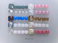 【フット】🍒シンプルコース🍒シンプルデザインで綺麗な足元に✨