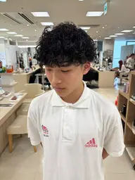 【オシャレさん必見✨️】メンズカット＋プードルパーマ＋眉カット＋トリートメント