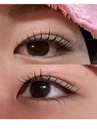 したまつ毛パーマ(マツエク、眉ワックスメニューとセットになります)