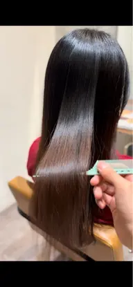 縮毛矯正<癖毛うねりにまとまりを縮毛矯正☘️>