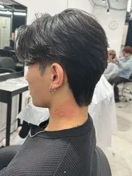 【✨韓国人っぽくなりたい方オススメ✨】メンズカット➕ダウンパーマ🌐(ミニモ学割)