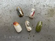 オフなし/ハンド💅【2本アート🎭🎨】中目黒、パラジェル変更可＋¥1,100