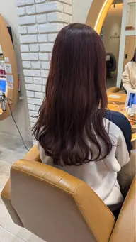 ロング​〜​ショートカット＋カラー（ワンカラーのみ）