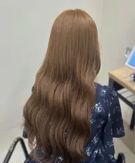 ブリーチなしでも明るく⟡.·*.ブリーチなしダブルカラー+3STEPトリートメント𓂃𓂂◌💍