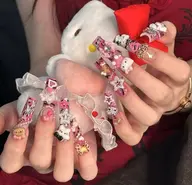 🌸チップ長さだし🌸ワンカラー/ラメグラ➕バーツ付け放題（自爪ソフトジュルオフ➕500円）