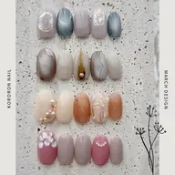 【ご新規様オフ無料】ハンド🤲季節の定額コース (華やかデザイン)カラー変更okです！