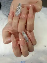 ✨シンプル💅ワンカラー+埋め尽くし（ 2本）