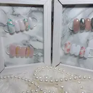 【オフあり】華やかさ◎インクアートネイル🎨