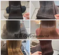 艶髪カラー＋3step超音波トリートメント