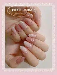 💅 Hand【ソフトオフ無料/🫶🏻季節デザイン】定額A☆¥5,500