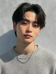 メンズカット+カラー+パーマ✂︎