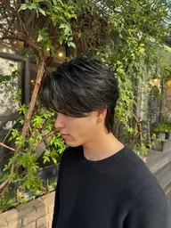 【新規限定】眉カット付き】メンズカット💇+シャドウパーマorフェザーパーマ+ケアトリートメント+シャンプー🫧