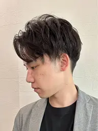 メンズカット➕パーマ