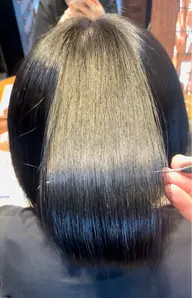 【🫧美髪矯正】乾かすだけでアイロン仕上げに✨うる艶コスメストレート