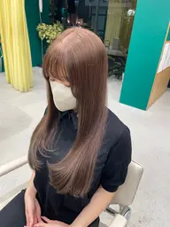 【人気No.2クーポン𓆩❤︎𓆪】ワンカラー➕高濃度水素トリートメント🫧🎀➕SB〖女性限定〗