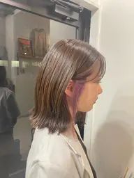 カット+Wカラー(インナー)