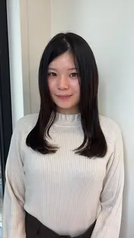 ケアパーマ(内巻き)＋ケアトリートメント🫧