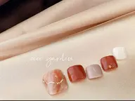 【初回ソフトジェルオフ無料】フット定額デザインコース　￥7500