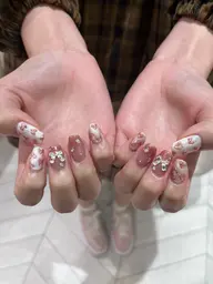 【𝓝𝓪𝓲𝓵】*̩̩͙長さだし1​〜​5本*̣̣̥フルアートパラジェルネイル👽🛸(⚠オフなし)