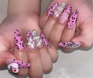 【全員】長さだし＆持ち込みネイルアートし放題60分【オフ🈶】