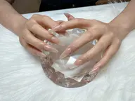 【✨オフ無し✨】チップ長さだしワンカラー／ラメグラデーション➕ドライケア➕オイル➕ハンドクリーム